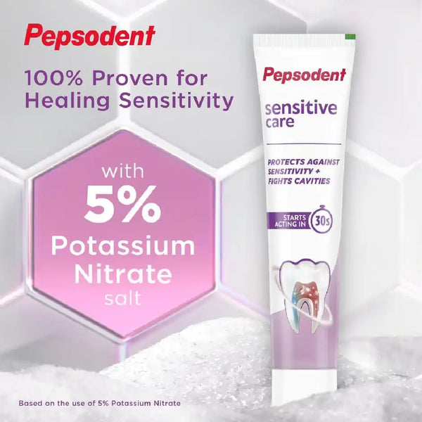 PEPSODENT Sensitive Care with 5 percent Potassium Nitrate Toothpaste 70g