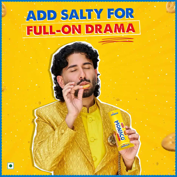 Parle Monaco Classic Salty Biscuits 371g