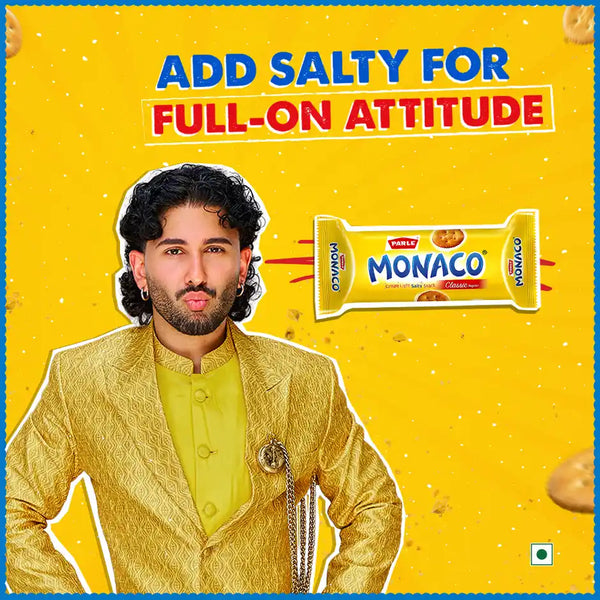 Parle Monaco Classic Salty Biscuits 371g