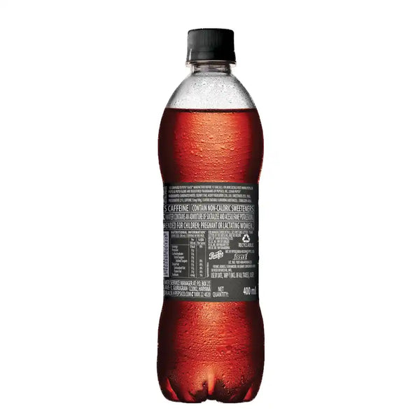 Pepsi Zero Sugar Soft Drink | Carbonated Beverage (400 ml)