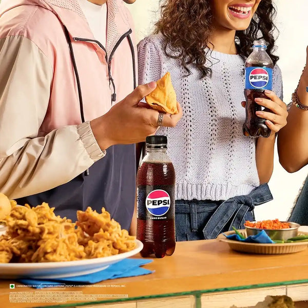 Pepsi Zero Sugar Soft Drink | Carbonated Beverage (400 ml)