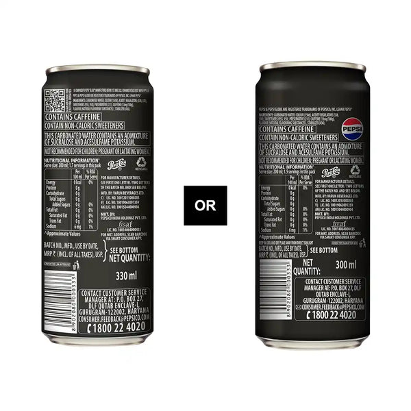Pepsi Zero Sugar Soft Drink (300 ml)
