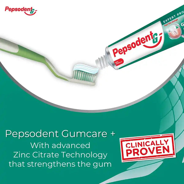 Pepsodent Gumcare+ Toothpaste, Reduces Gum Problems In 7 Days 140g