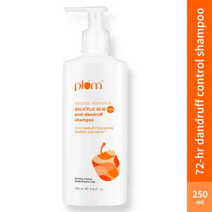 Plum Anti-Dandruff Shampoo with Volcanic Minerals & 0.5% Salicylic Acid 250 ml