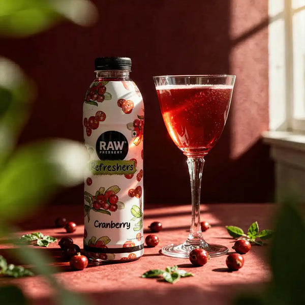 RAW Pressery Refreshers Cranberry Juice Fruit Juice  (750 ml)