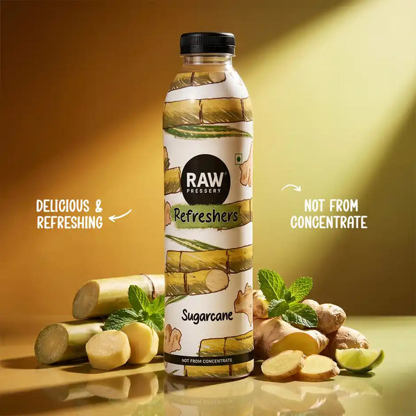 RAW Pressery Refreshers Sugarcane Juice Not From Concentrate (750 ml)