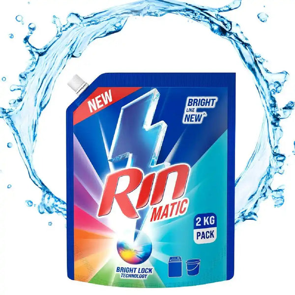 Rin Matic Top Load Detergent Liquid | Pouch 2kg