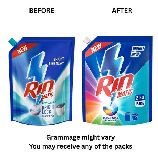 Rin Matic Top Load Detergent Liquid | Pouch 2kg
