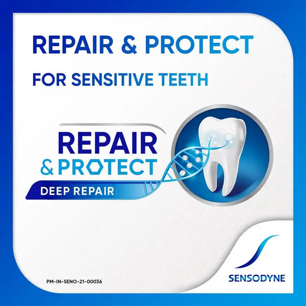 Sensodyne Repair & Protect Sensitive Toothpaste, Upto 3X Stronger Sensitivity Protection 100g