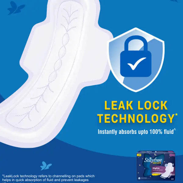 Stayfree Secure Nights XXL Sanitary Pads 40 pcs