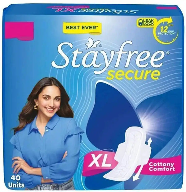 Stayfree Secure XL Sanitary Pads 40 pcs