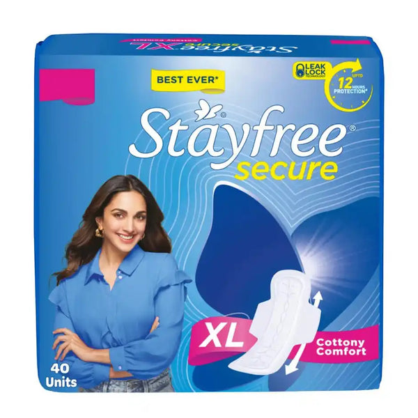 Stayfree Secure XL Sanitary Pads 40 pcs