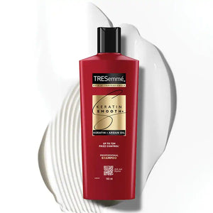 TRESemme Keratin Smooth Anti-Frizz Shampoo with Keratin & Argan Oil for Dry, Frizzy Hair 180 ml
