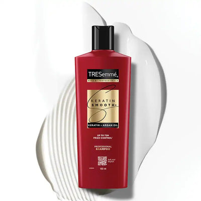TRESemme Keratin Smooth Anti-Frizz Shampoo with Keratin & Argan Oil for Dry, Frizzy Hair 180 ml