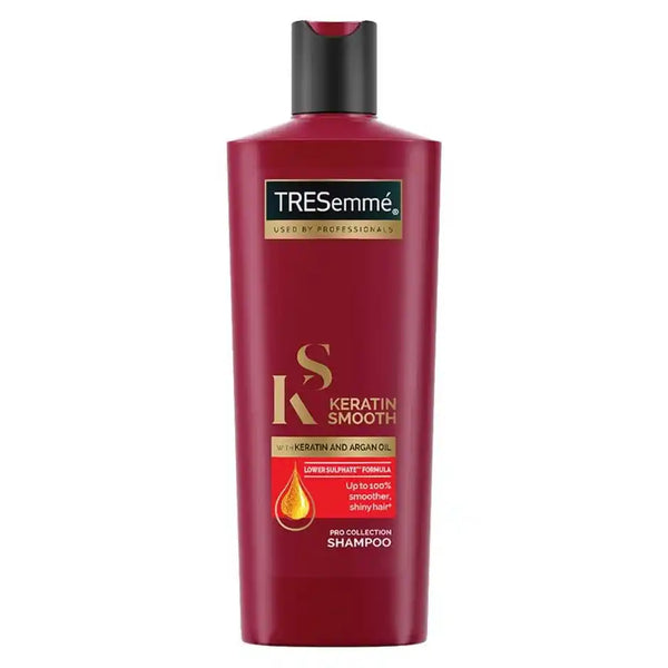 TRESemme Keratin Smooth Anti-Frizz Shampoo with Keratin & Argan Oil for Dry, Frizzy Hair 180 ml