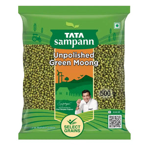 Tata Sampann Unpolished Green Moong (500 g)