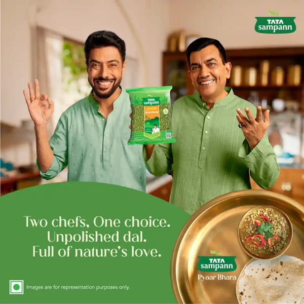 Tata Sampann Unpolished Green Moong (500 g)
