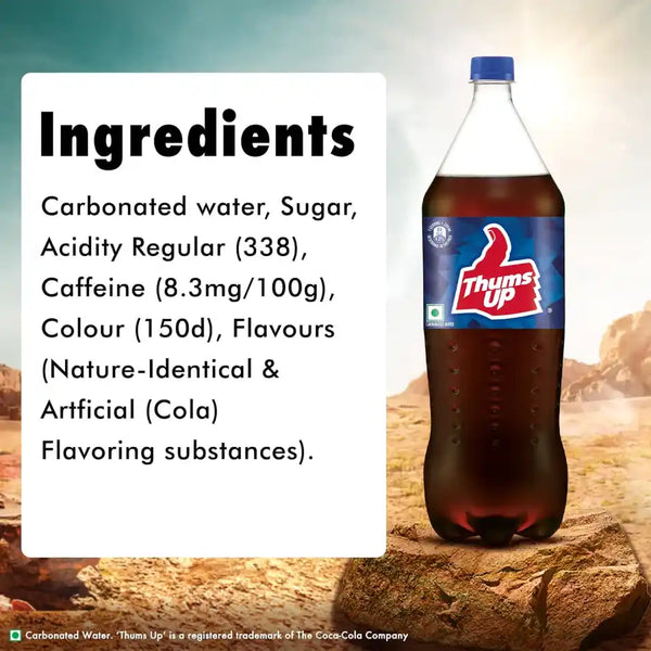 Thums Up | Cola Sparkling Soft Drink Pet Bottle | 2L