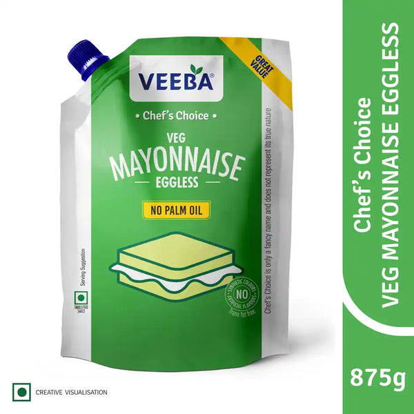 Veeba Chef's Choice Veg Mayonnaise Eggless 875g