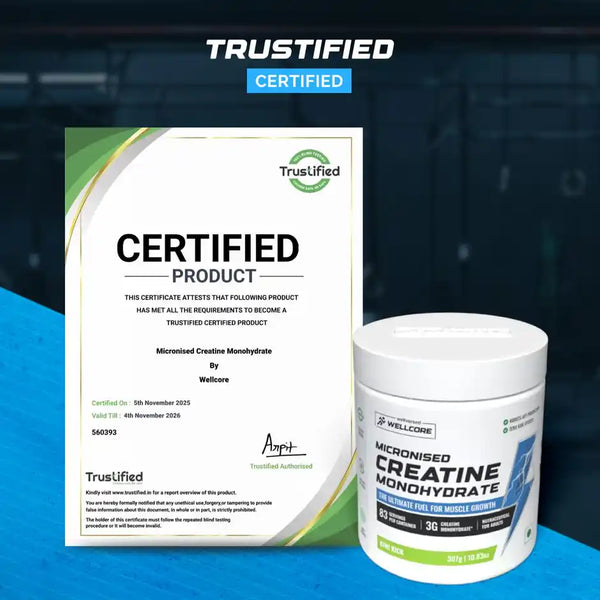 Wellcore Micronised Kiwi Kick Creatine Monohydrate | 83 servings (307 g)