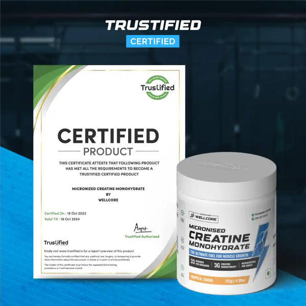 Wellcore Micronised Tropical Tango Creatine Monohydrate | 33 servings 122g