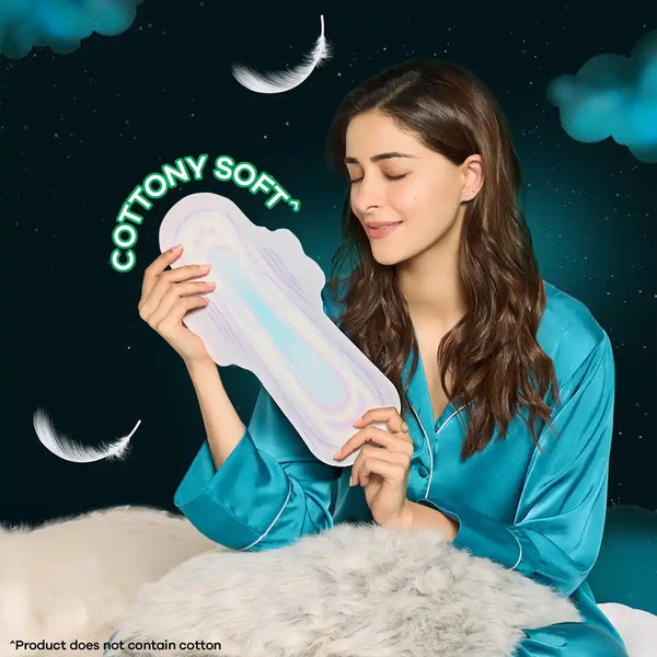 Whisper Bindazzz Nights 16 XXL+ Sanitary Pads 16 pcs