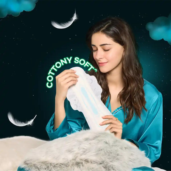 Whisper Bindazzz Nights XXL Sanitary Pads 15 pcs