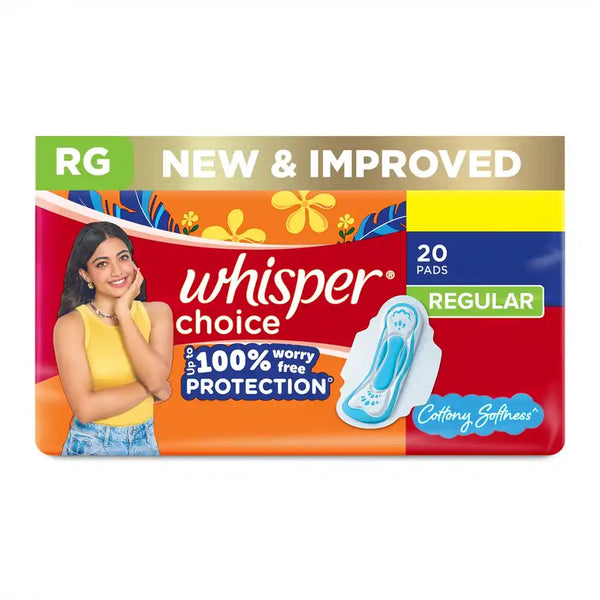 Whisper Choice Regular Sanitary Pads 20pcs