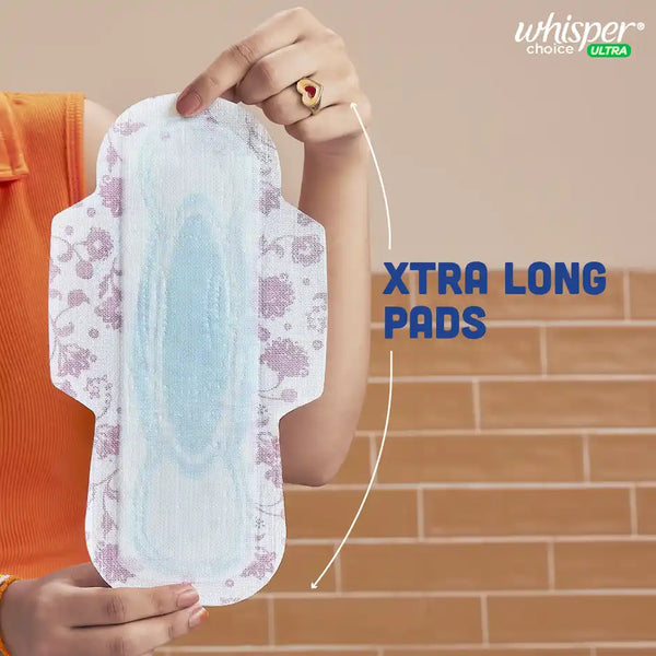 Whisper Ultra Clean XL PadsWhisper Choice Ultra XL Sanitary Pads 6 pcs