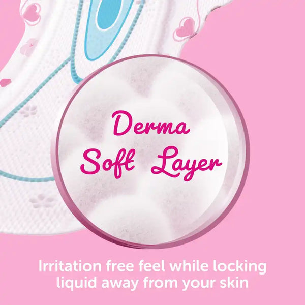Whisper Ultra Skin Love Soft Sanitary Pads for Women, XL 15 Napkins