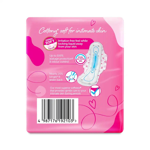Whisper Ultra Skin Love Soft Sanitary Pads for Women, XL 15 Napkins