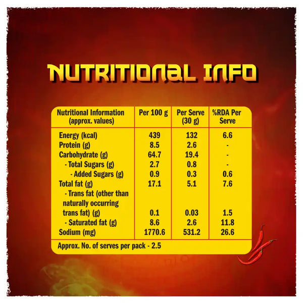 Yippee Korean Fiery Hot Noodles  (75 g)