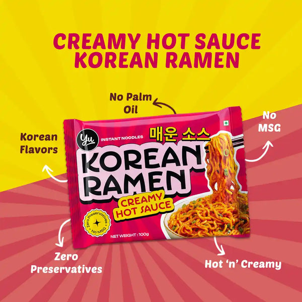 Yu Creamy Hot Sauce - Korean Ramen Noodles (100 g)